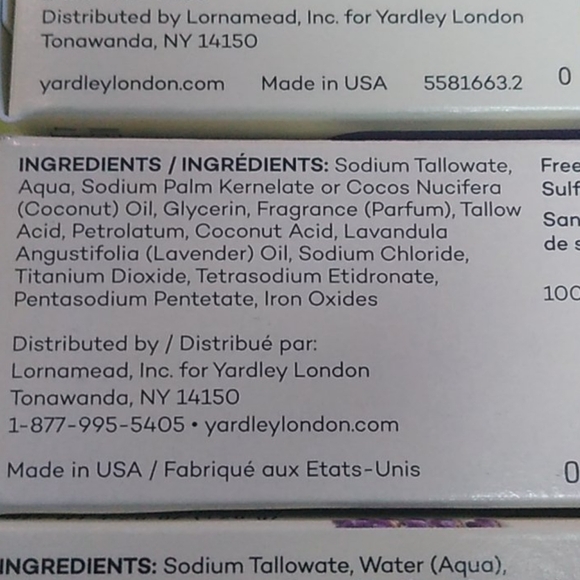 Yardley London English Lavender 4 Soap Bars - Picture 4 of 4